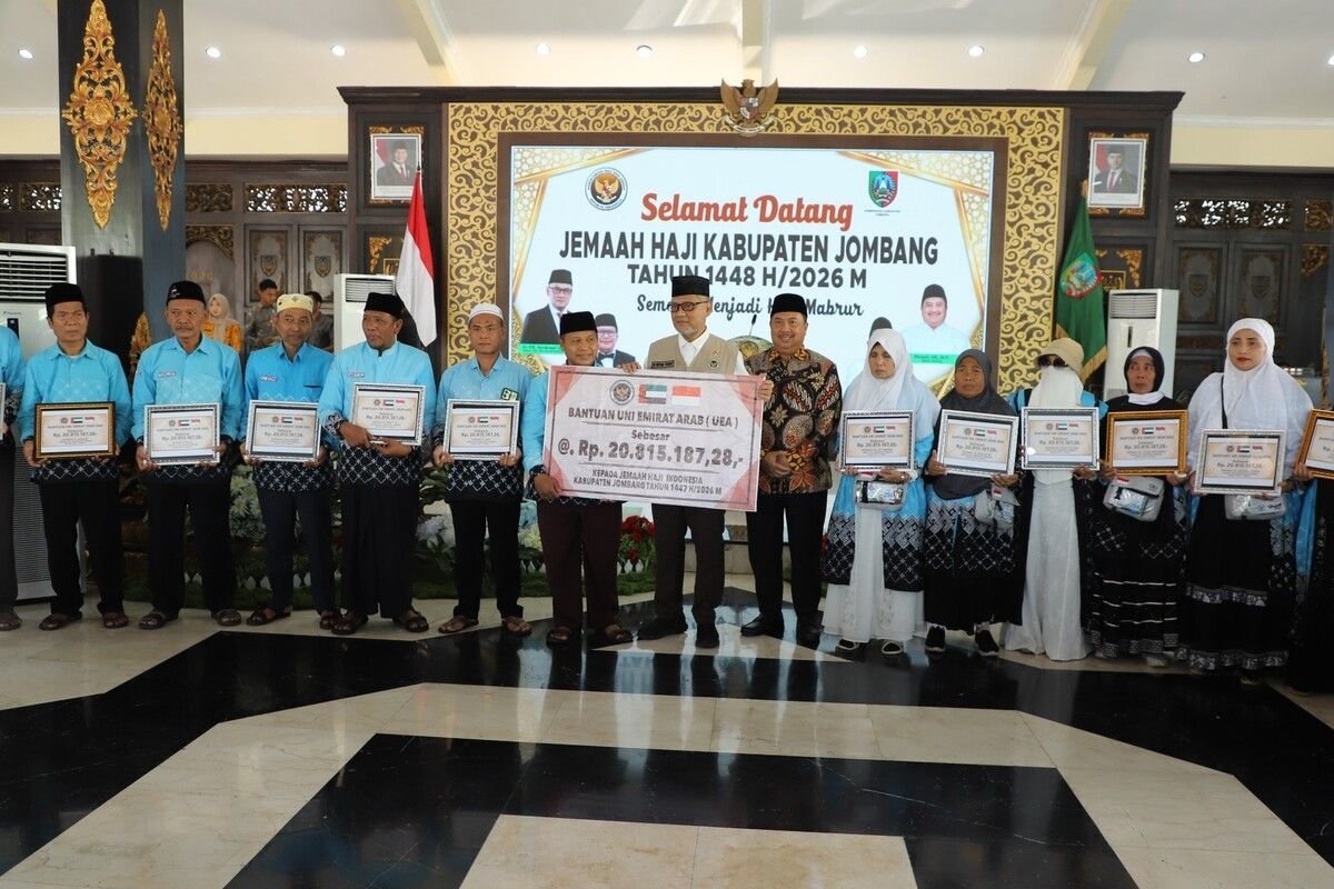 17 Jemaah Haji Jombang Terima Bantuan Rp20 Juta dari Uni Emirat Arab