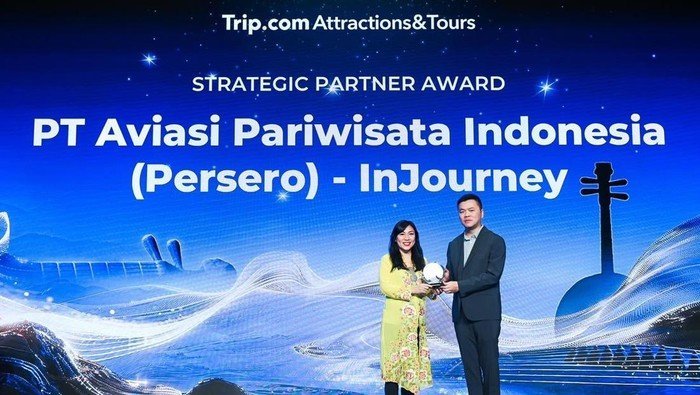 InJourney Sabet Penghargaan Strategic Partner di Ajang Global Trip.com 2026